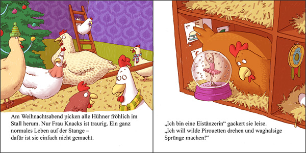 Frau Knacks auf dem Eis